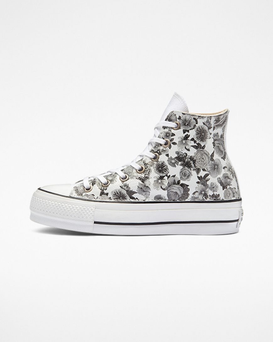 Women's Converse Chuck Taylor All Star Lift LTD Floral High Top Platform Shoes Flower | AU C0359D